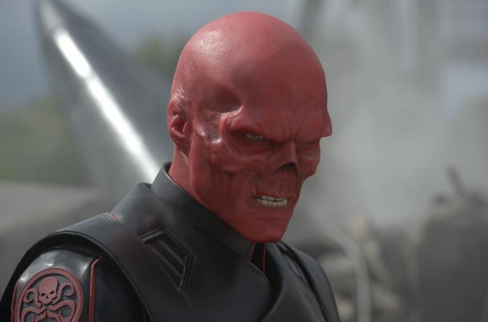 Primo piano di Teschio Rosso in Captain America: Il primo Vendicatore