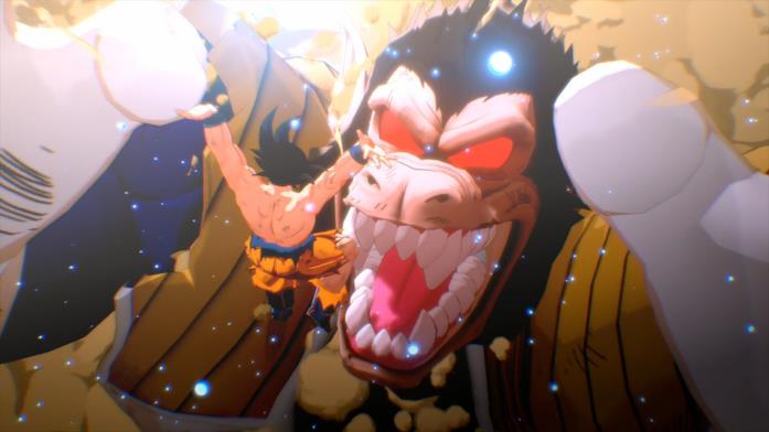 Goku vs Vegeta scimmia Goku Genkidama Vegeta
