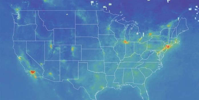 Mappa interattiva inquinamento globale