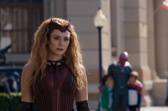 Wanda Maximoff è la Scarlet Witch nel finale di WandaVision
