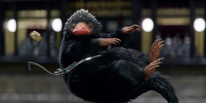 Lo Snaso del film Animali Fantastici in mostra al museo di Storia di Londra