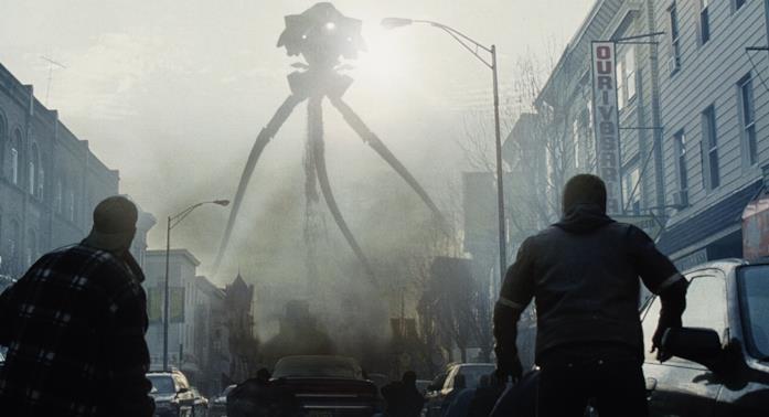 Uno dei tripodi de La Guerra dei Mondi Un marziano del film La Guerra dei Mondi