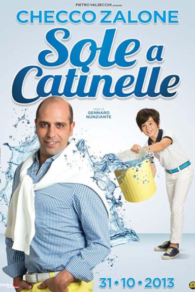 Poster Sole a catinelle