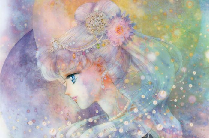 Sailor Cosmos in un'illustrazione di Naoko Takeuchi