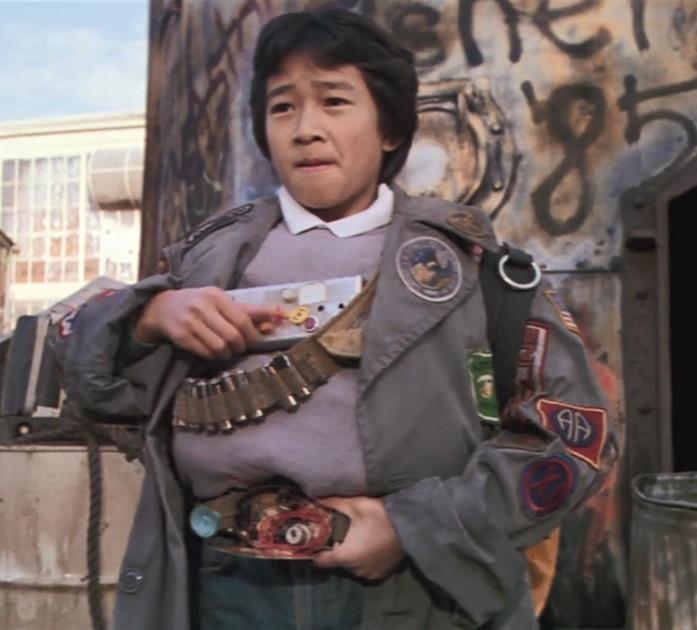 Data Goonies Data in una scena de I Goonies