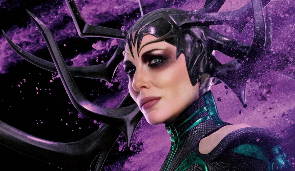 Hela in un poster promozionale di Thor: Ragnaork