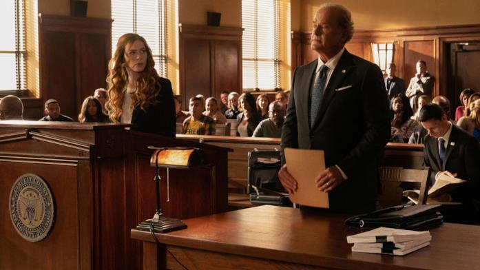 Proven Innocent: Rachelle Lefevre e Kelsey Grammer Una scena di Proven Innocent