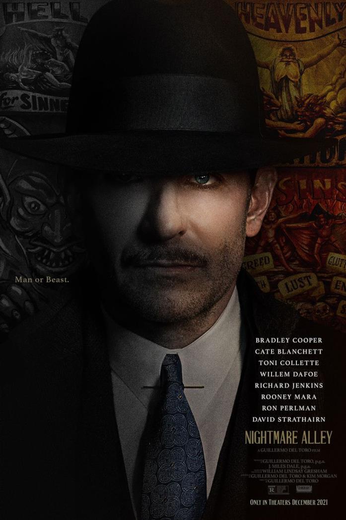 Nightmare Alley: poster e trailer Bradley Cooper
