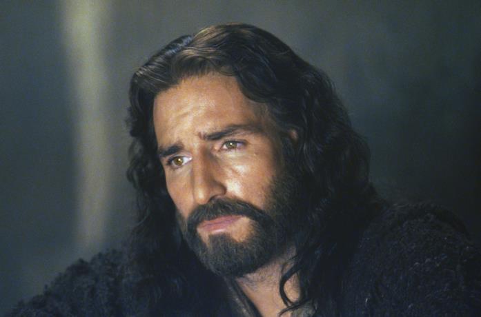 Un'immagine di Jim Caviziel ne La Passione di Cristo