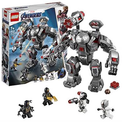 LEGO 76124 Super Heroes War Machine Buster, Include 4 Minifigure, Set di Costruzioni e Idea Regalo per Bambini + 8 Anni e per Tutti gli Appassionati di Marvel Avengers