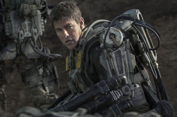 Tom Cruise in una scena di Edge of Tomorrow