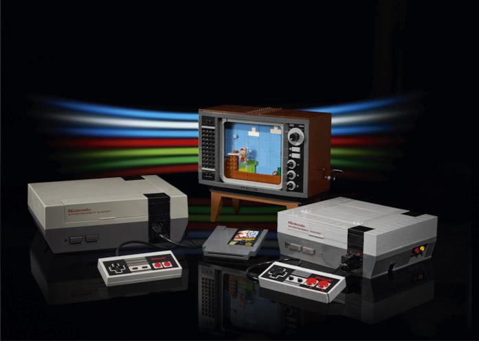 Set Lego Nintendo e Nintendo vero Set Nintendo LEGO