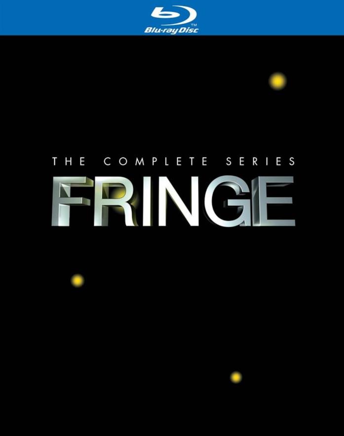 Cofanetto Blu-ray di Fringe - Stagioni 1-5 Copertina del cofanetto Blu-ray di Fringe