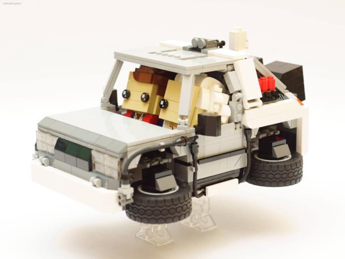 DeLorean in chiave LEGO Un fan di LEGO ha costruito la DeLorean in chiave