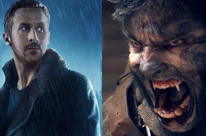 Collage tra Ryan Gosling e Wolfman