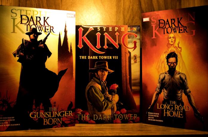 Alcuni libri della saga de La Torre Nera di Stephen King