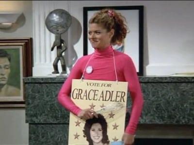 Grace è amministratore del palazzo Debra Messing in Will & Grace