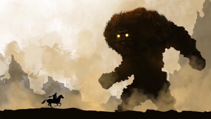 Un artwork di Shadow of the Colossus