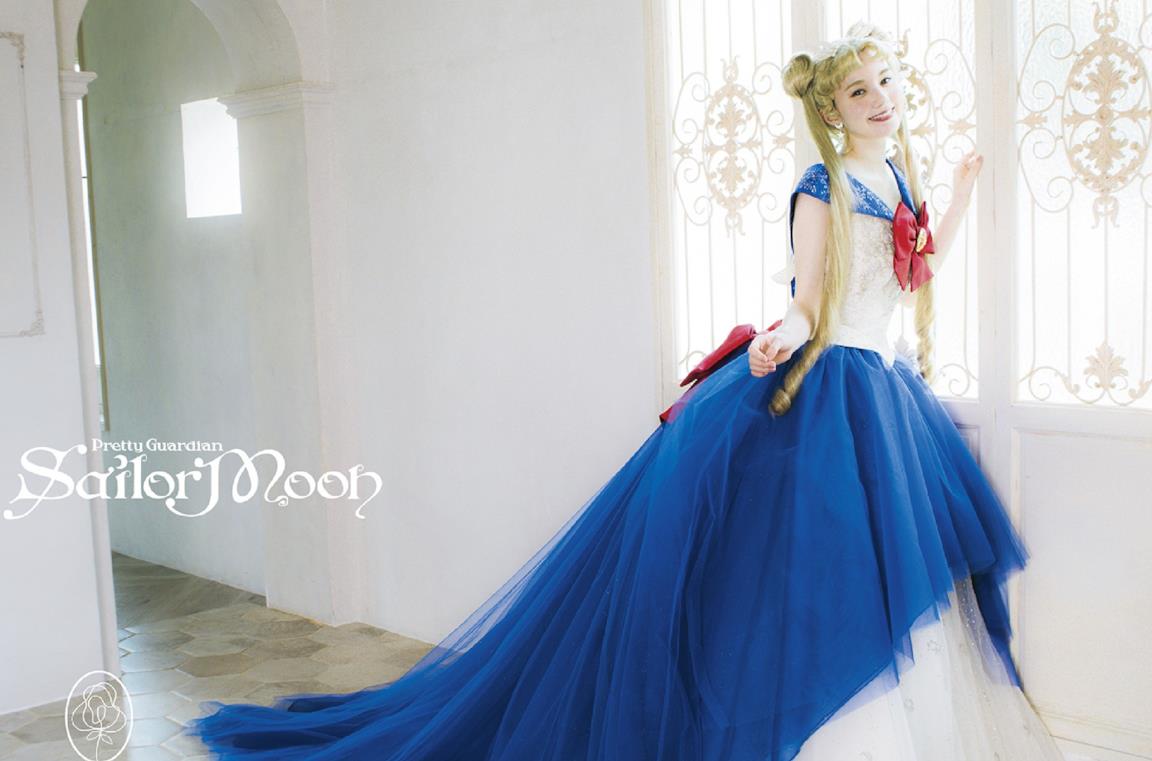 Abito da sposa ispirato a Sailor Moon