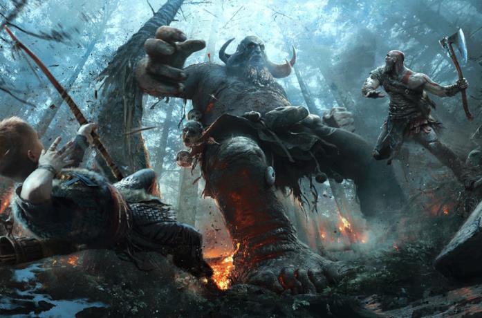 Immagine promozionale del gioco God of War per PlayStation 4
