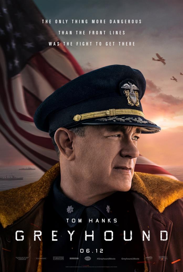Greyhound, Tom Hanks nel primo trailer ufficiale Il poster di Greyhound