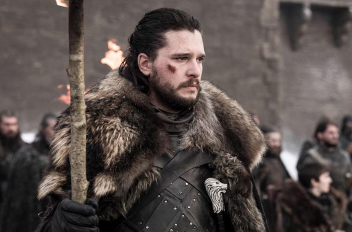 Kit Harington in Game of Thrones 8x04