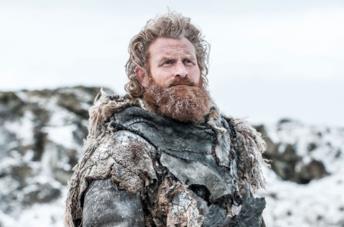 Kristofer Hivju nel ruolo di Tormund in Game of Thrones