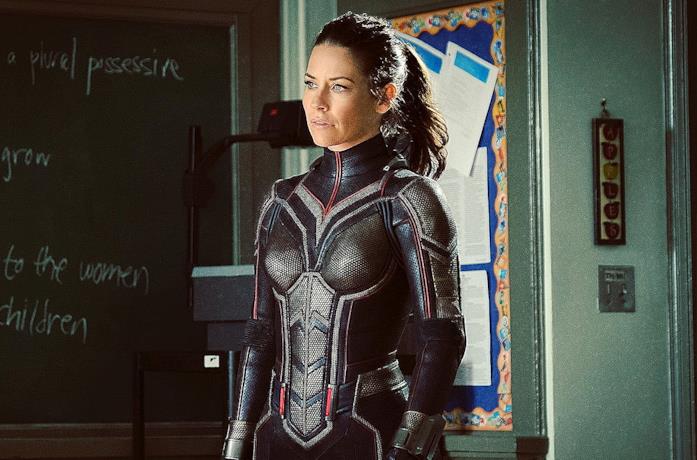 Un'immagine di Ant-Man and The Wasp con Evangeline Lilly