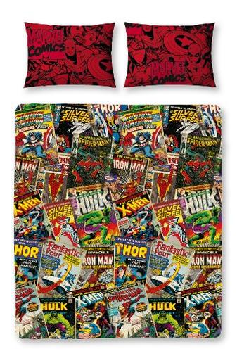 Completo Copripiumino Matrimoniale Marvel Comics