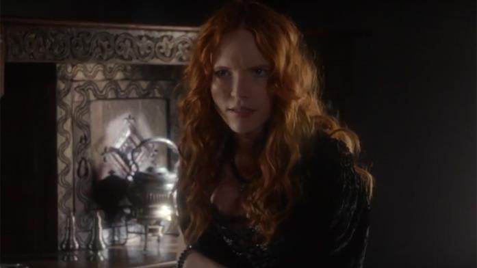 Anne Hale è interpretata dall'attrice Tamzin Merchant L'attrice Tamzin Merchant interpreta la determinata strega Anne Hale