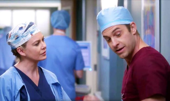 Meredith e Nick in Grey's Anatomy 14 Nick Marsh torna in Grey's Anatomy 18