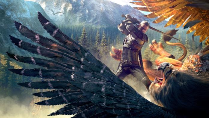 Geralt Di Rivia combatte nel terzo capitolo di The Witcher
