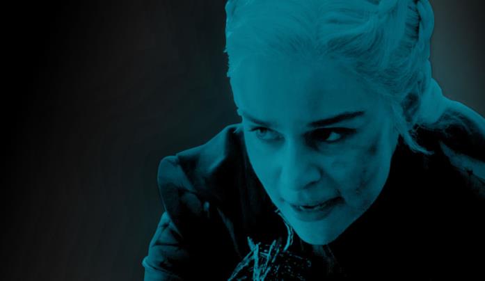Daenerys con sguardo omicida in GoT 8x05