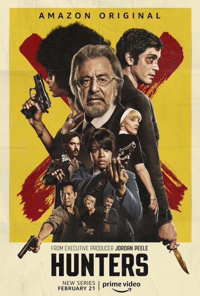 Hunters cover della serie con Al Pacino Poster della serie Hunters di Amazon Prime Video