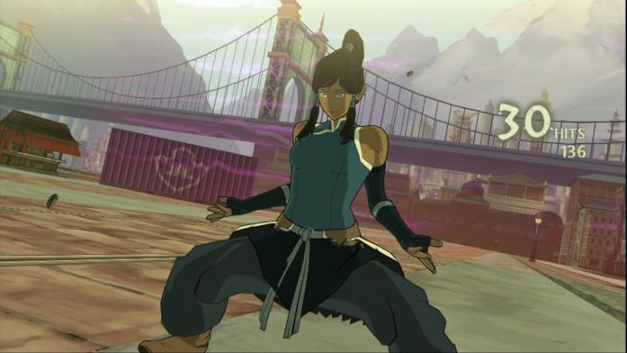Un'immagine tratta dal gioco The Legend of Korra The Legend of Korra, gioco Platinum Games