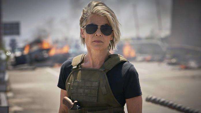 Linda Hamilton Linda Hamilton in Terminator: destino oscuro