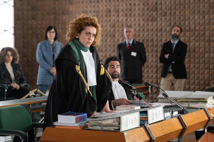Imma Tataranni Imma durante il processo Romaniello