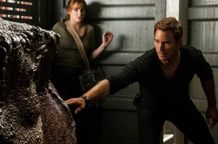 Una scena di Jurassic World: Il regno distrutto