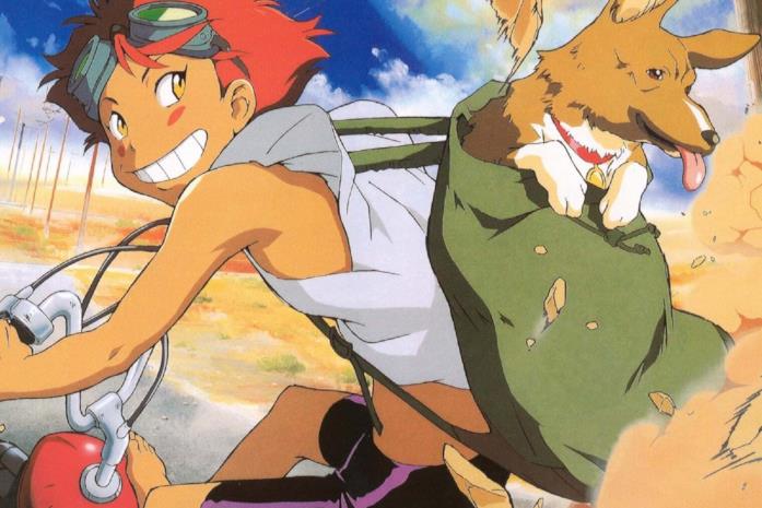 Ed insieme ad Ein in Cowboy Bebop