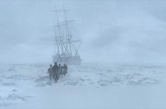 Una scena della prima stagione di The Terror