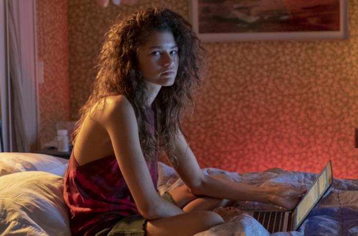 Zendaya in una scena di Euphoria
