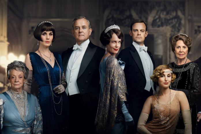 Il cast del film di Downton Abbey