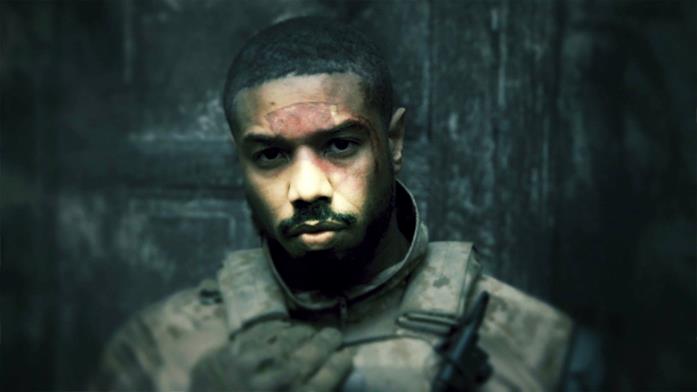 Michael B. Jordan in una scena del film