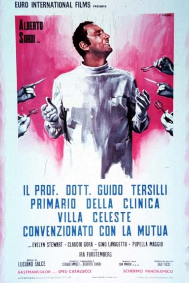 Poster Il prof. Dott. Guido Tersilli, primario della clinica Villa Celeste convenzionata con le mutue