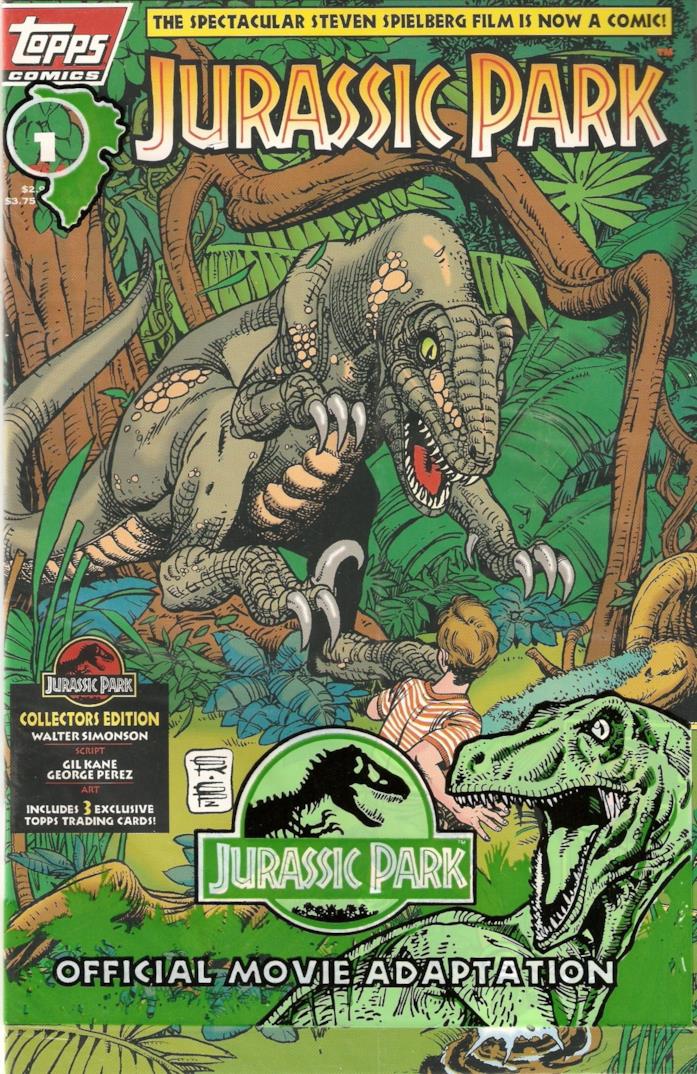 I fumetti di Jurassic Park ispirati al film I fumetti Topps Comics di Jurassic Park