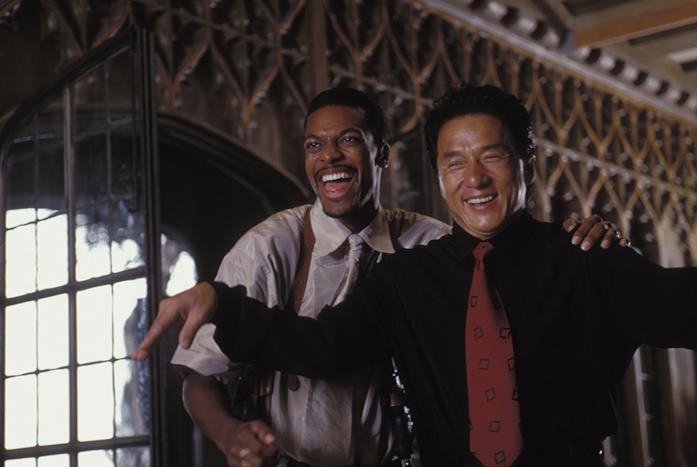 Una scena di Rush Hour Jackie Chan e Chris Tucker