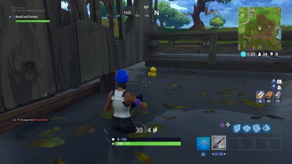Guida alle papere di gomma in Fortnite L'ubicazione della quinta paperella