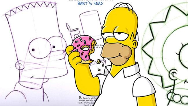 Homer disegnato da Matt Groening