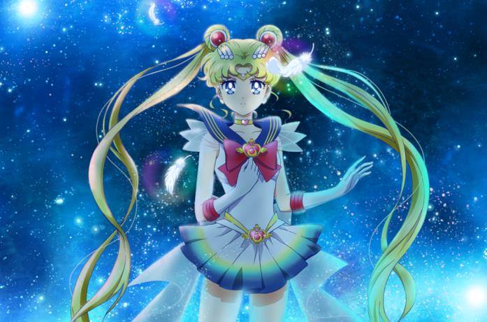 Il poster di Sailor Moon Eternal Sailor Moon nel poster promozionale di Pretty Guardian Sailor Moon Eternal
