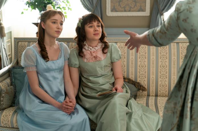 Bridgerton Una scena di Bridgerton con Daphne ed Eloise